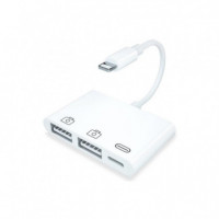 Adaptateur USB 2X compatible Lightning VARIOS