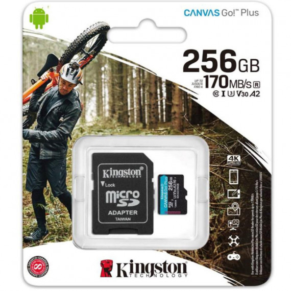Memoria Micro Sdxc 256GB Class 10 KINGSTON 170MB/S UHS-1