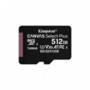 Memoria Micro SDCS2 512GB Class 10 KINGSTON 100MB/S Uhs-i