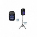 BLAUPUNKT BLP3975 Altavoz Bt para Fiesta 8" con Led Negro