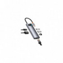 BASEUS CAHUB-CW0G Hub 6-1 Usb-c To 3X USB 3.0 + HDMI + Usb-c Pd +  RJ45