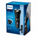 PHILIPS Afeitadora S3333/58 Wet & Dry Pack con Trimmer 6-1