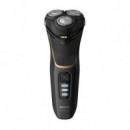 PHILIPS Afeitadora S3333/58 Wet & Dry Pack con Trimmer 6-1