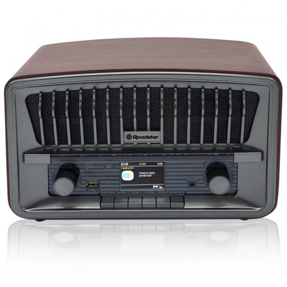 ROADSTAR HRA-270 D+bt Radio Retro con Dab+, BLUETOOTH y USB
