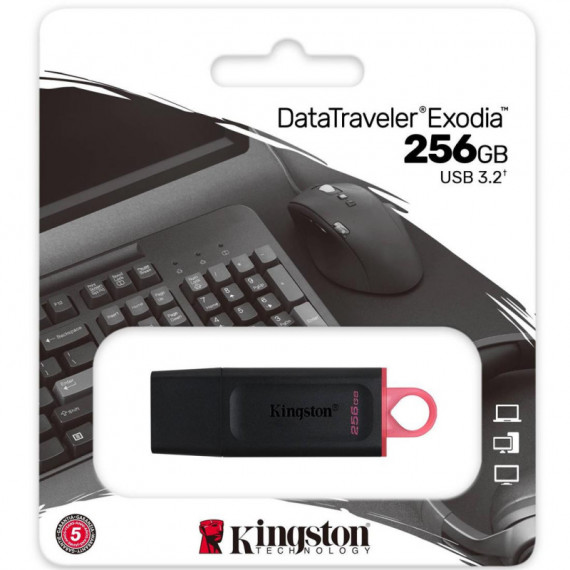 Mem. USB 256GB 3.2 KINGSTON Datatraveler Exodia