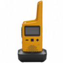 MOTOROLA T72 Walkie Talkie IP54 con Alcance de 8KM Orange con Cargador