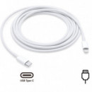 Cable Usb-c a Lightning 2 Metros Apple (MQGH2ZM/A)  APPLE