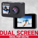 Agfa AC7000  Wifi 2.7K Dual Lcd Cámara de Acción Negra  AGFAPHOTO