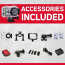 Agfa AC7000  Wifi 2.7K Dual Lcd Cámara de Acción Negra  AGFAPHOTO