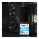 Memoria Sdxc 512GB KINGSTON Go Plus 170R C10 Uhs-i U3 V30