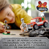 LEGO 76946 Captura de los Velocirraptores Bue y Beta