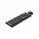 Teclado + Ratón PHILIPS SPT6307BL Inalámbrico 2.4GHZ