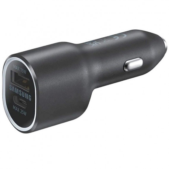 Cargador Coche USB y Usb-c 40W SAMSUNG (EP-L4020NBE) Negro
