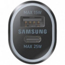 Cargador Coche USB y Usb-c 40W SAMSUNG (EP-L4020NBE) Negro