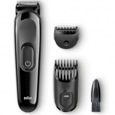 BRAUN SK2000 Cortabarba Recargable con 3 Accesorios