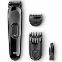 BRAUN SK2000 Cortabarba Recargable con 3 Accesorios