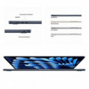 Apple Macbook Air 15" M2 8CPU 10GPU 8GB 512GB Midnight (MQKX3Y/A)  APPLE