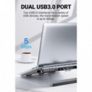 ACEFAST E5 Plus Soporte para Portátil con Hub Usb-c, HDMI y RJ45