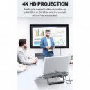 ACEFAST E5 Plus Soporte para Portátil con Hub Usb-c, HDMI y RJ45