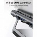 ACEFAST E5 Plus Soporte para Portátil con Hub Usb-c, HDMI y RJ45