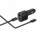 Cargador Coche USB y Usb-c- 45W+15W+ Cable Usb-c a Usb-c SAMSUNG (EP-L5300XB)