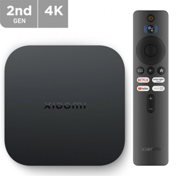 XIAOMI TV Box S 2ª Gen Ultra HD 4K 8GB Wifi Google TV  (PFJ4151)