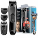 BRAUN SK3000 Recortadora Kit 4 en 1+ Gillette F5 Proglide