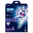 BRAUN Oral-b Cepillo PRO770 3D White + 2 Cabezales (D16.524.1U)
