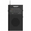 DAEWOO DW1027 Radio Portátil Am/fm con Altavoz Integrado Negro