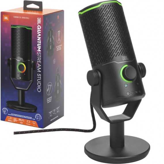 JBL Quantum Stream Studio Micrófono de Condensador Triple