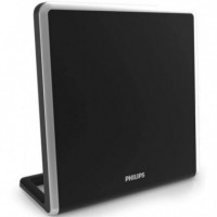 PHILIPS SDV7220/12 Antena Amplificadora TV (49DB y Filtro 4G)