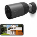 EZVIZ Elife BC1C Cámara Seguridad Exterior Recargable 2K+ con Luz y Sirena