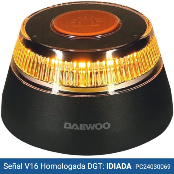 Baliza V16 DAEWOO DW5001 Conectada Homologada por la Dgt 2026