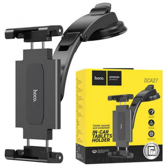 HOCO DCA27 Soporte de Coche para Móvil y Tablet hasta 12.9"