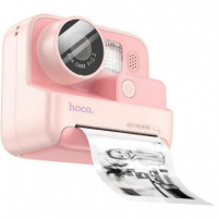HOCO DV200 Cámara Digital Infantil con Patalla E Impresora Térmica Rosa