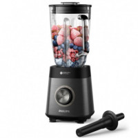 PHILIPS HR3040 Batidora de Vaso 2 Litros 1.200W Negro