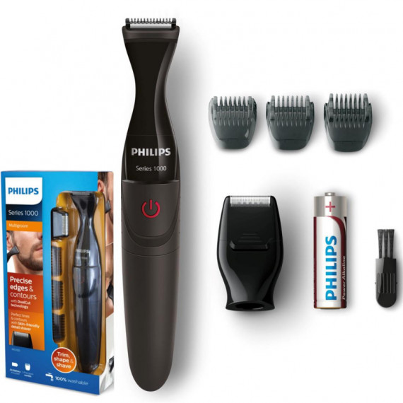 PHILIPS MG1100/16 Multigroom de Precisión con 3 Peines
