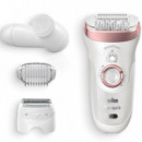 BRAUN SE9/880 Silk-épil 9 Sensosmart Wet & Dry con Cepillo de Limpieza