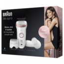 BRAUN SE9/880 Silk-épil 9 Sensosmart Wet & Dry con Cepillo de Limpieza