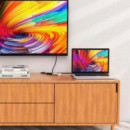 HOCO HB14 Adaptador Hub Usb-c a Hdmi, Usb-c para Carga y USB 3.0