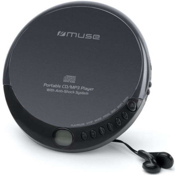 MUSE M-900 Dm Discman con MP3 y Antigolpes