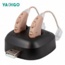 YAOIGO Amplificador de Sonido para Altas y Bajas Frecuencias Recargable USB