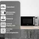 SVAN SMWC25900DGN Microondas Ceramico 25LITROS 900W Display Inox