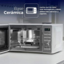 SVAN SMWC25900DGN Microondas Ceramico 25LITROS 900W Display Inox