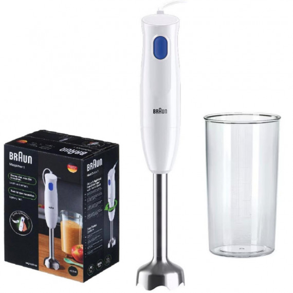 BRAUN MQ10.001MWH Batidora de Brazo Inox 450W