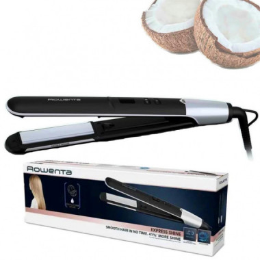 ROWENTA SF4621F0 Express Shine Coco Plancha de Pelo de Cerámica con 210º