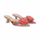 Mule Print Multi Coral  RAS