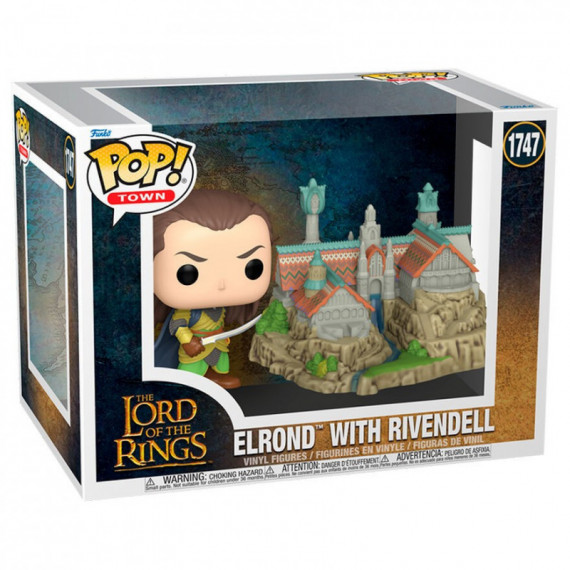 FUNKO Pop Elrond con Rivendel el Señor de los Anillos 1747