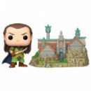 FUNKO Pop Elrond con Rivendel el Señor de los Anillos 1747