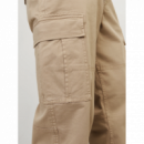 Pantalones Jack&Jones Cargo corte loose beige
